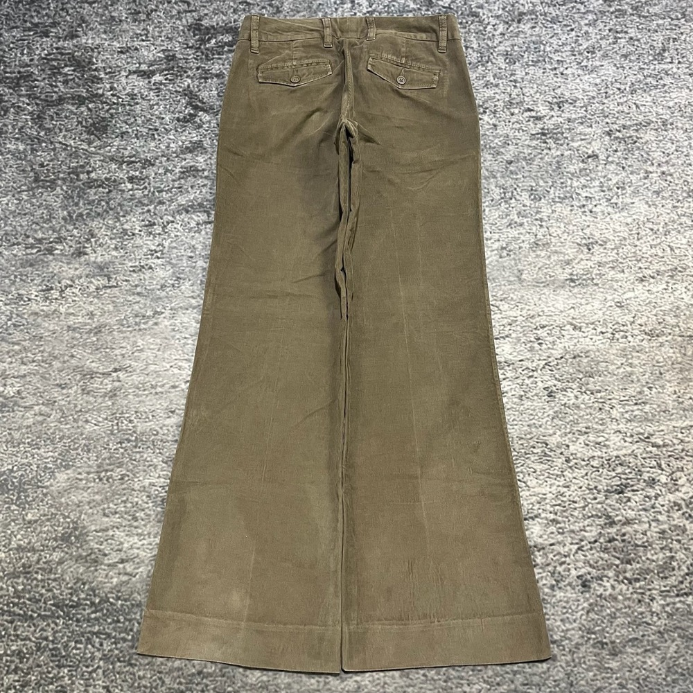 Vintage Gap Corduroy Stretch Flare Pants Womens 4R (31x30) Brown Y2K Low Rise